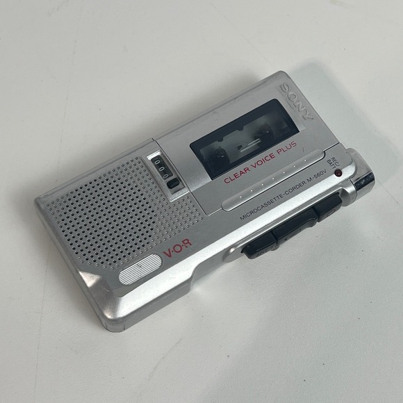 Sony Other - Sony M-560V Microcassette-Corder Handheld Voice Recorder FOR PARTS/REPAIR